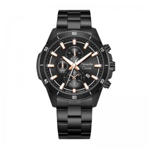 Alexandre Christie AC 6668 Black Rosegold MCBIPBARG